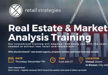 real estate and market analysis training