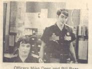 Officers Mike Dees and Bill Baze