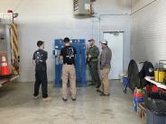 Department members undergoing training 