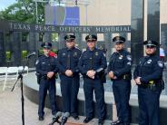 SPD Officers and Leadership attend the Texas Peace Officers ' Memorial Service - 2022