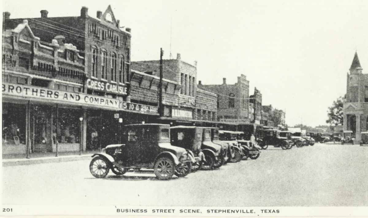 Image of downtown Stephenville