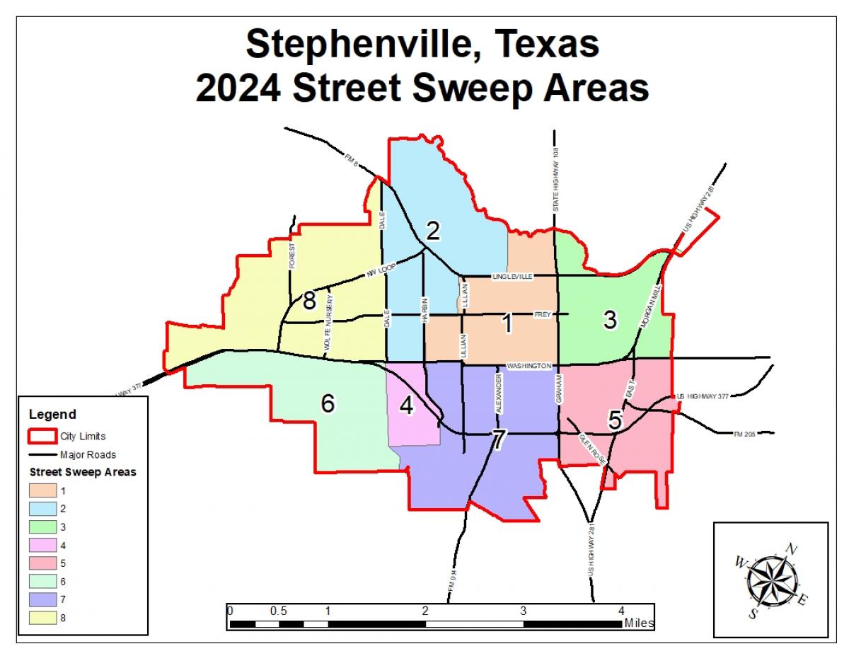 2024 Street Sweeping Map